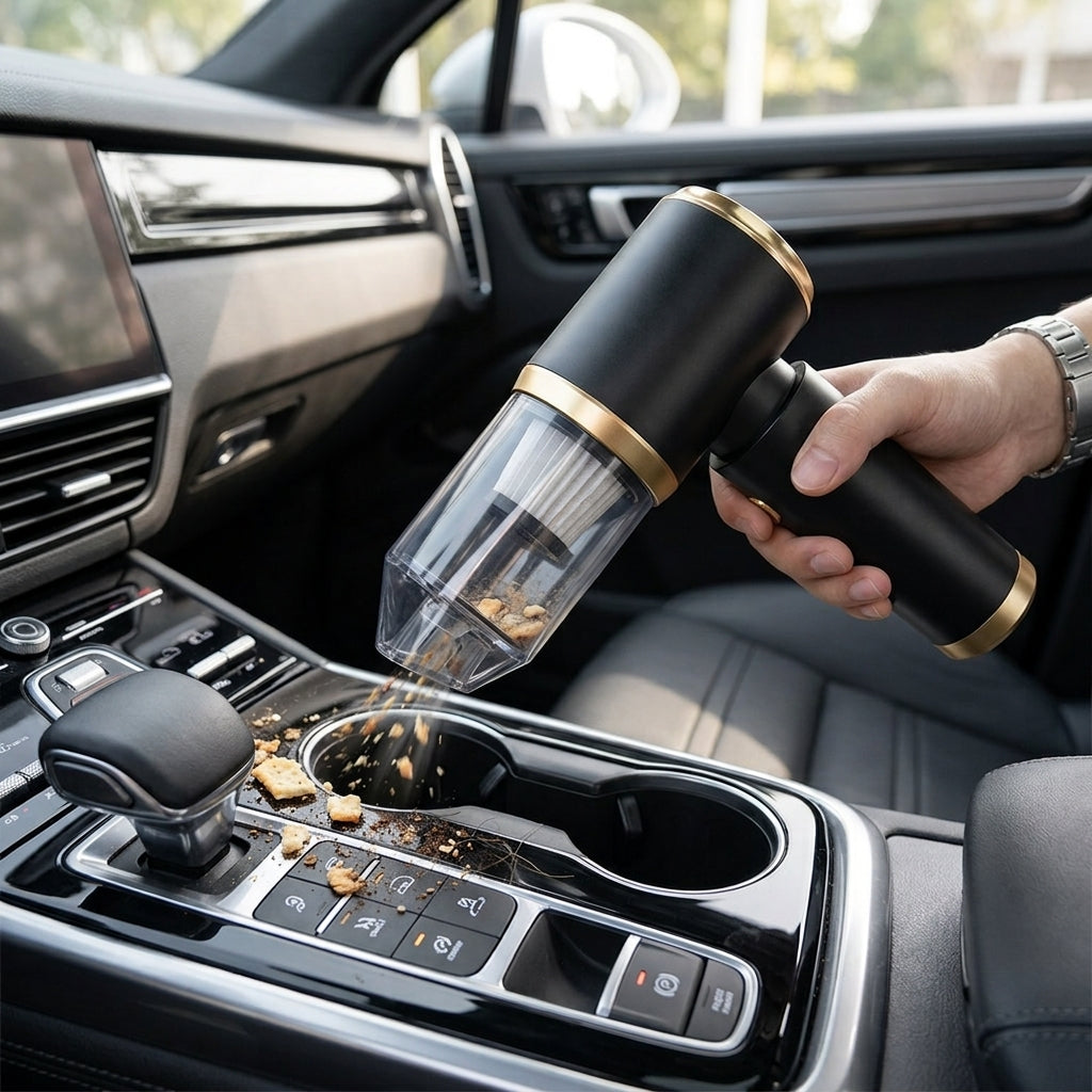 Wireless Handheld Car Vacuum Cleaner – Portable 4000 Pa | Stellar Drive Supply